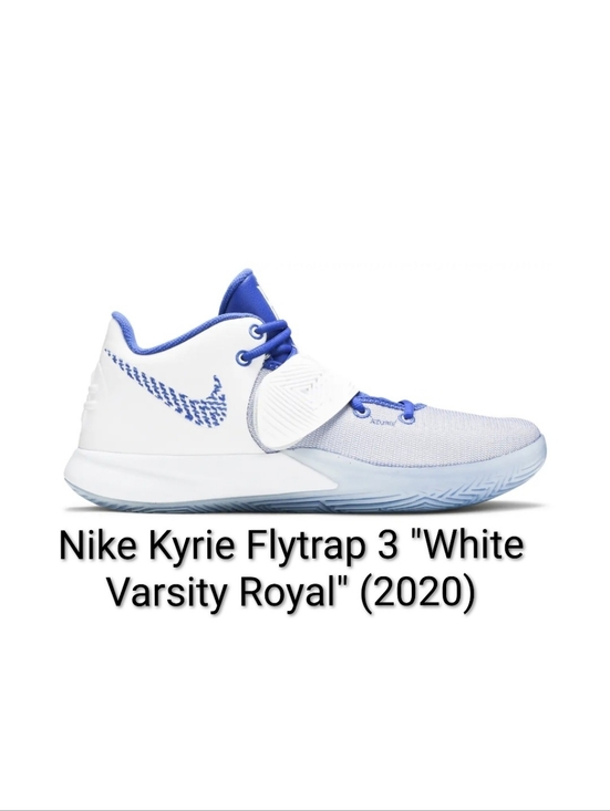 Jordan Other - Nike Kyrie Irving Flytrap3 (2020) White Varsity Royal  SZ 11 EUC